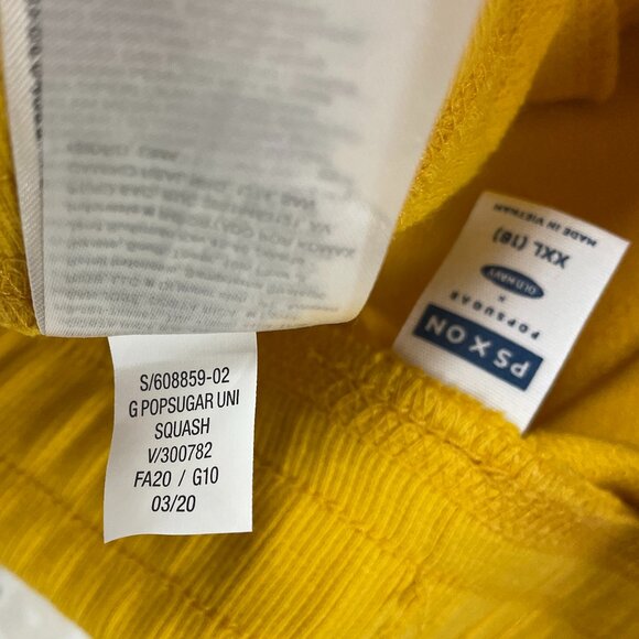 Old Navy Popsugar X Sweatpants, Girls XXL (18) Yellow High Waist NWT - Picture 13 of 15